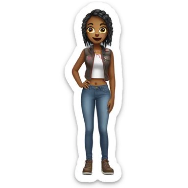 ratchet girl sticker