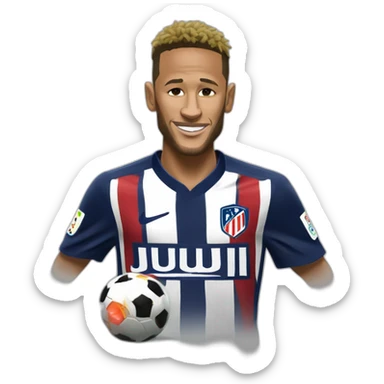 Neymar jr qui joue au casino sticker