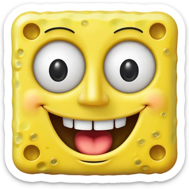 Make a SpongeBob emoji sticker