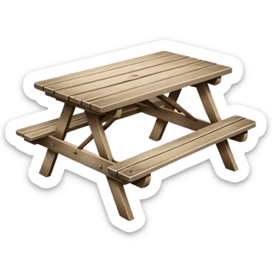 Picnic Table sticker