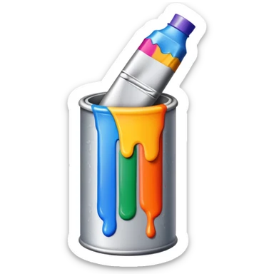 tube of paint sticker