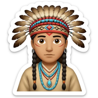 Native American sticker