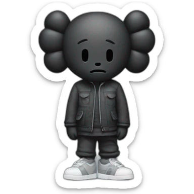 Kaws sticker