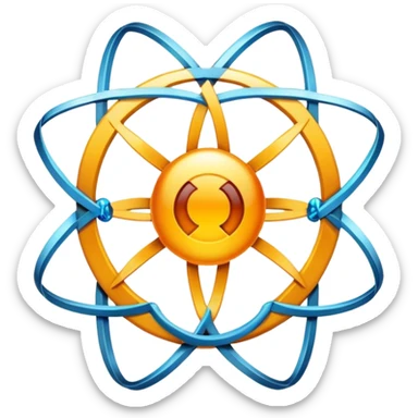 quantum technology sticker