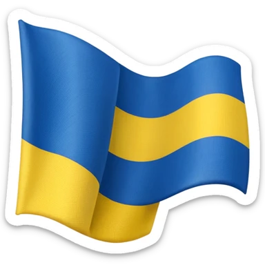 Ukraine flag sticker