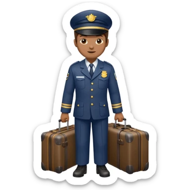 railway porter sticker