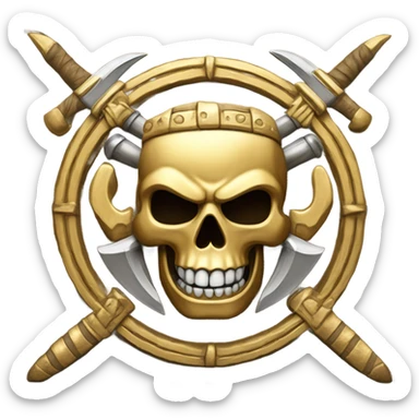 Raiders gold tooth sticker