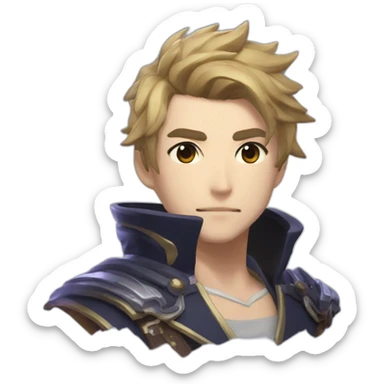 Genshin impact diluc sticker