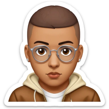 Bad bunny the Puerto Rican singer  sticker