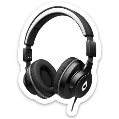 CASQUE musique sticker