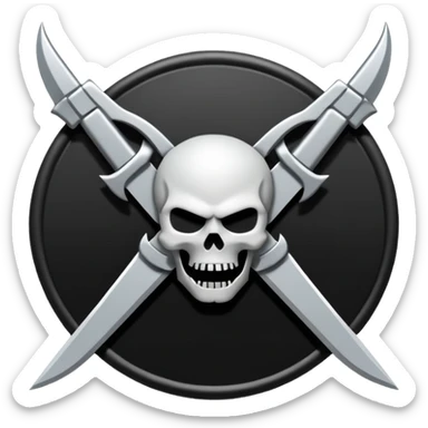 metallica text logo sticker