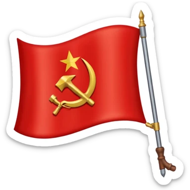 Je veux le drapeau de l'URSS en emojis  sticker