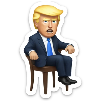  Trump powering down  sticker