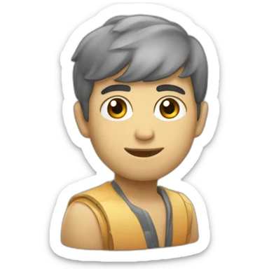 Pouce index et majeur levé sticker