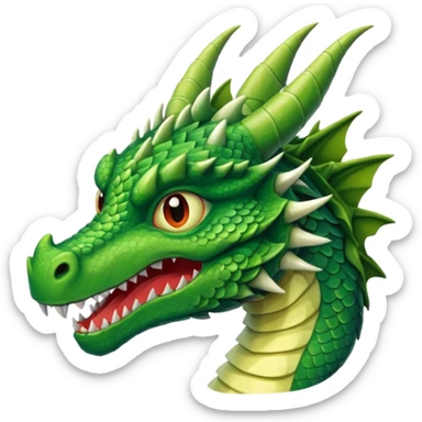 Dragon's first head sticker