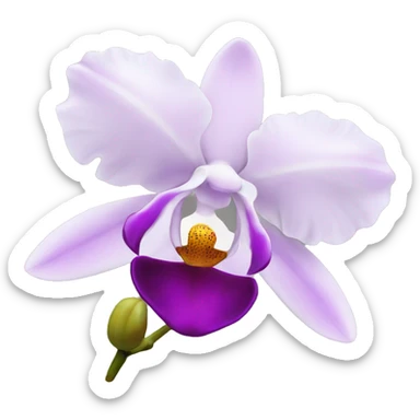 Orchid sticker