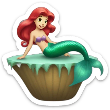 The little mermaid disney sticker