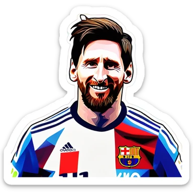 Messi Messi Ankara Messi Messi Ankara Messi gooooooal sticker