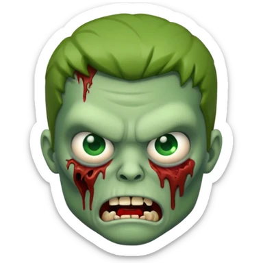 Zombie Memoji sticker