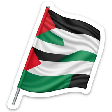free palestine bandeira sticker