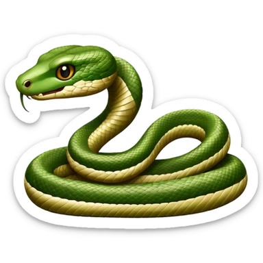Samoan snake sticker