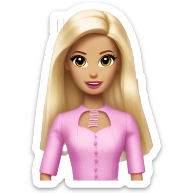 Barbie’s haunted dream-hotel parking garage  sticker