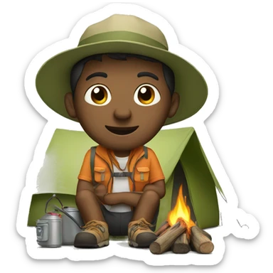 Camping  sticker