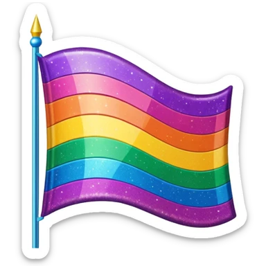 Floptropica flag sticker