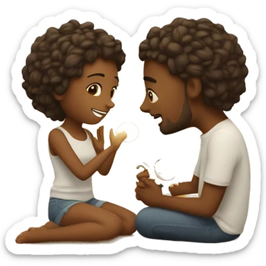 amor entre la una y el sol  sticker