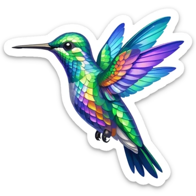 Hummingbird sticker