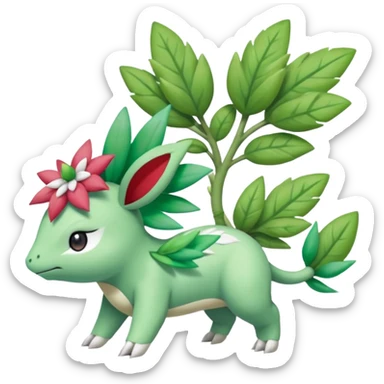 Mezprit-Shaymin-Ivysaur-Meloetta-Pokémon, full body sticker