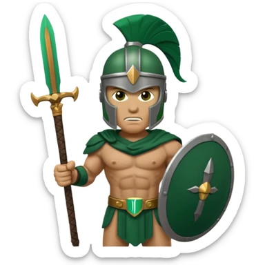 Michigan state mascot sticker