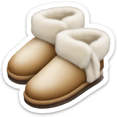 UGG slippers  sticker
