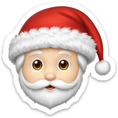 santa hat only sticker