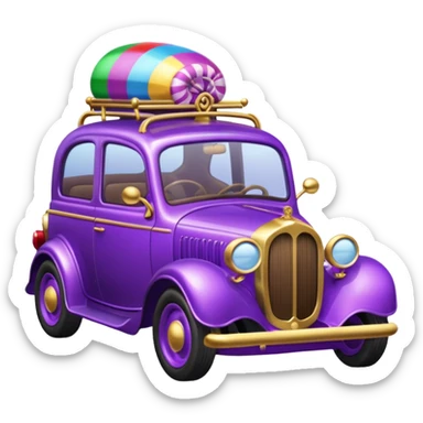 Willy Wonka  car sticker