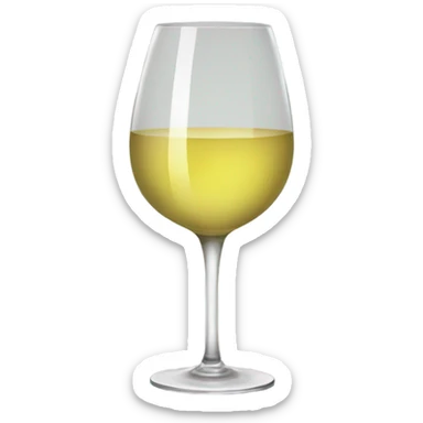 White wine  sticker