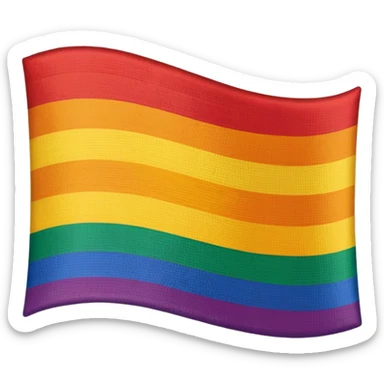 The lesbian flag sticker