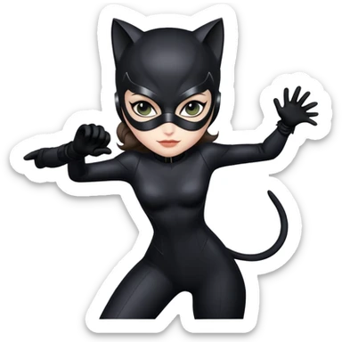Catwoman from DC comics sticker