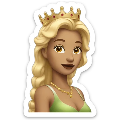 blond Queen  sticker