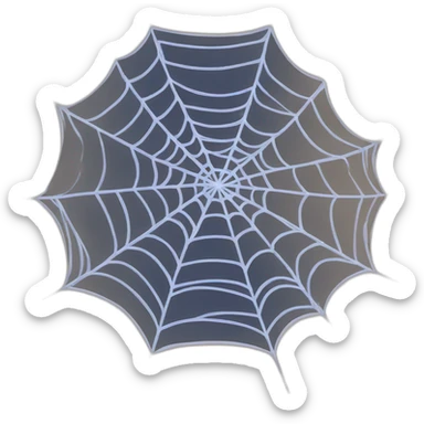 spiderweb sticker