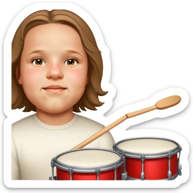 Festive Drummer sticker