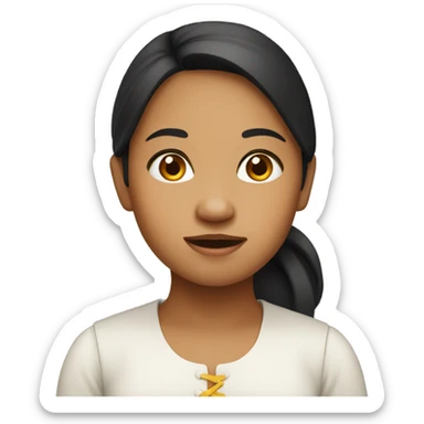 Filipino dutch girl sticker