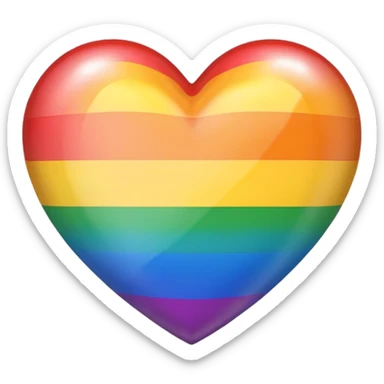lgbtq heart love sticker