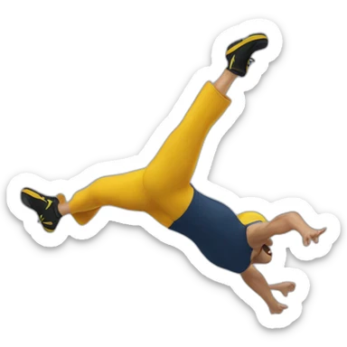 backflip cannonball sticker