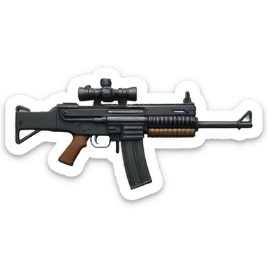 Machinegun sticker