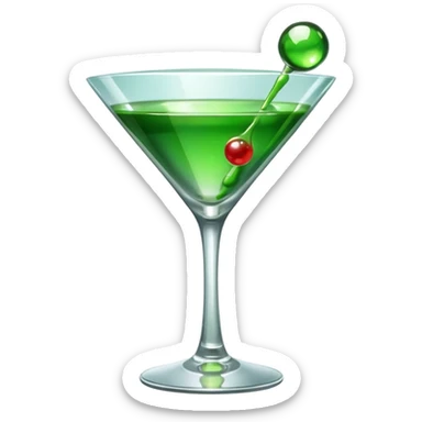 Martini glass using a phone sticker