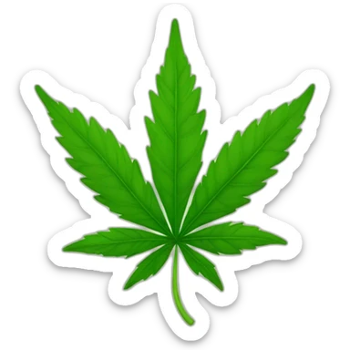 weed joint sticker