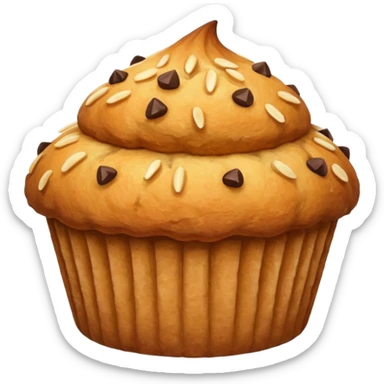 muffin with frits sticker