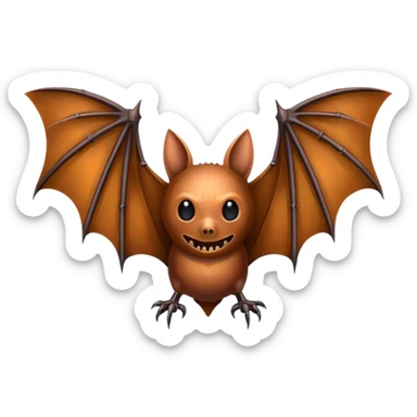 bat with nails from stranger things sticker