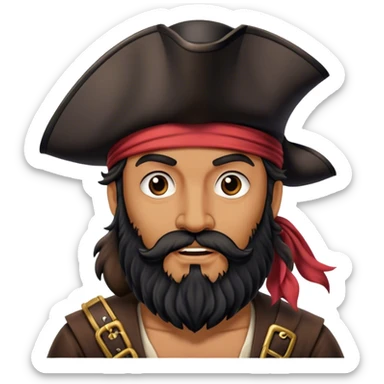 blackbeard the pirate sticker